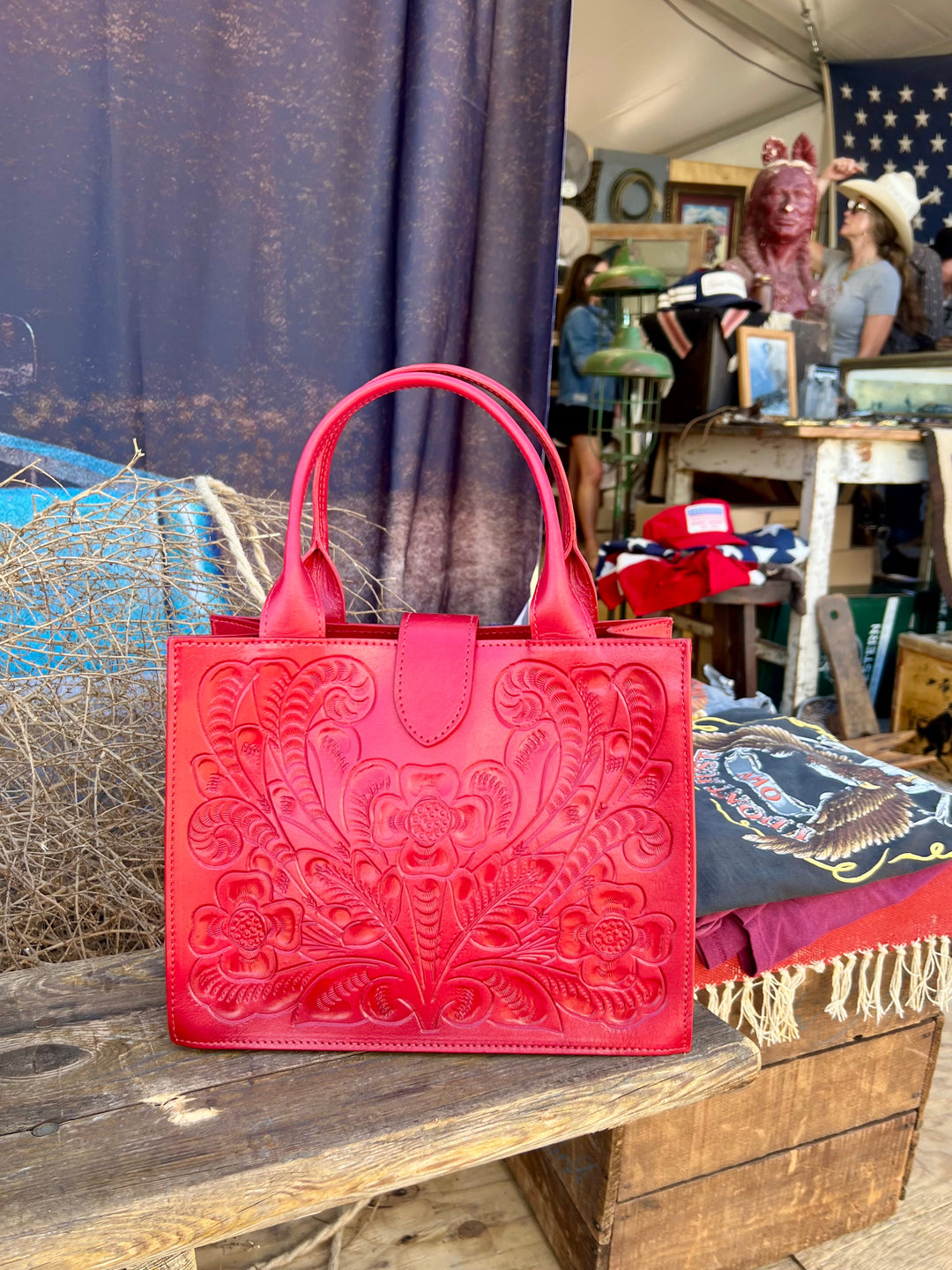 The Mini Tote | Artisan Leather Mini Tote Bag from KADOU Boutique