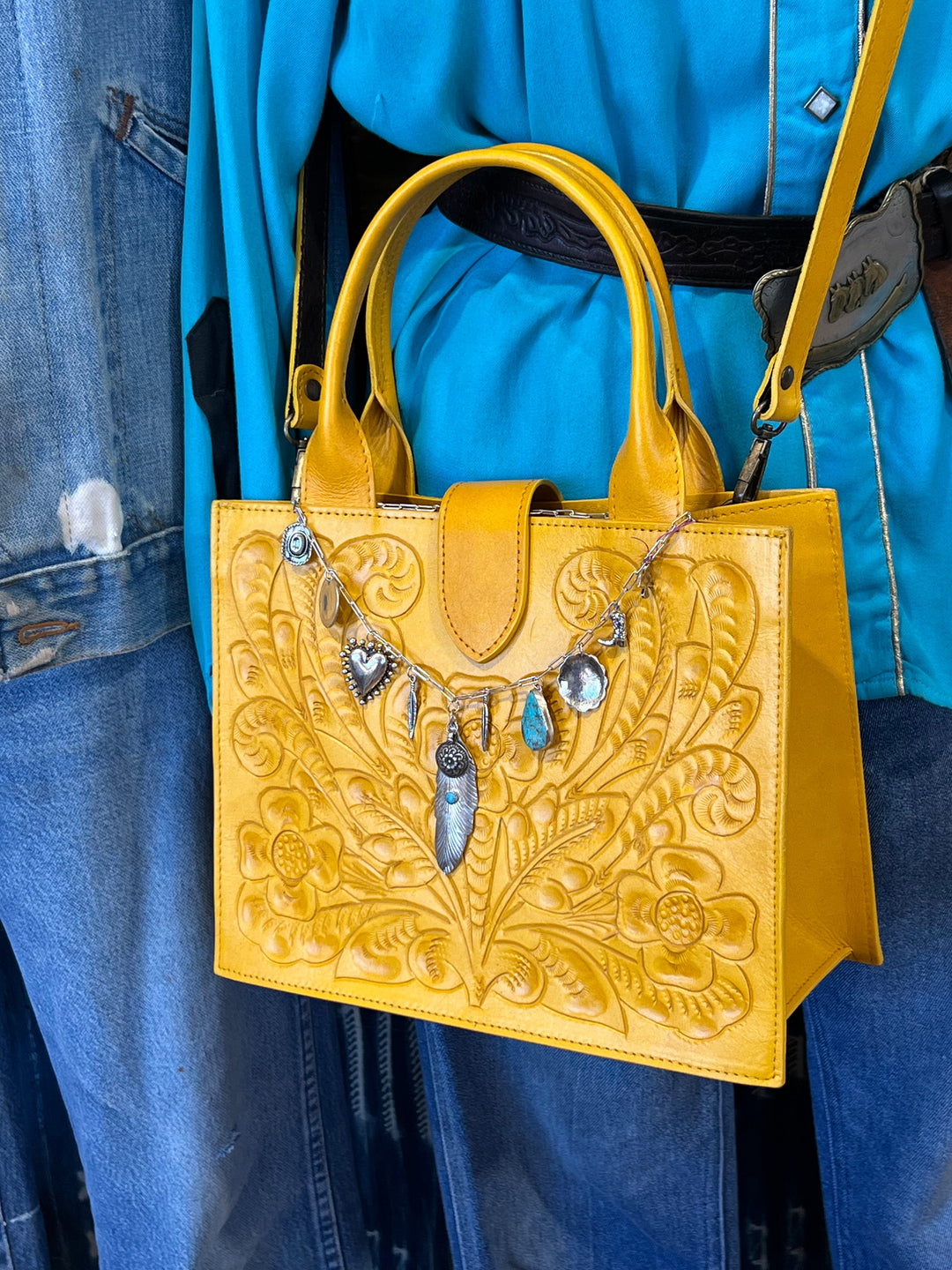 The Mini Tote | Artisan Leather Mini Tote Bag from KADOU Boutique