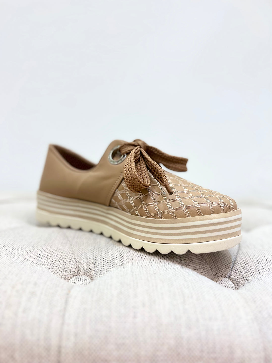 Fine Threads Embroidered Sneakers