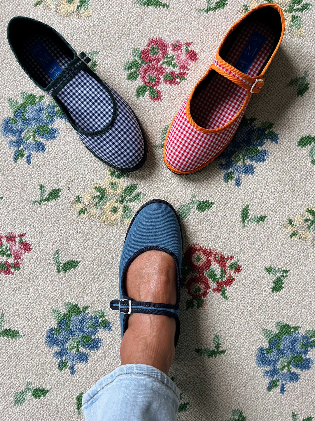 Mary Jane Furlane Denim from KADOU Boutique