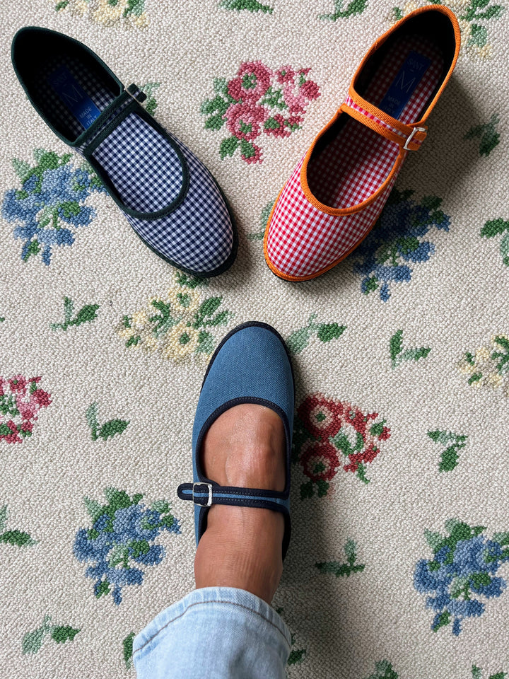 Mary Jane Furlane Denim from KADOU Boutique