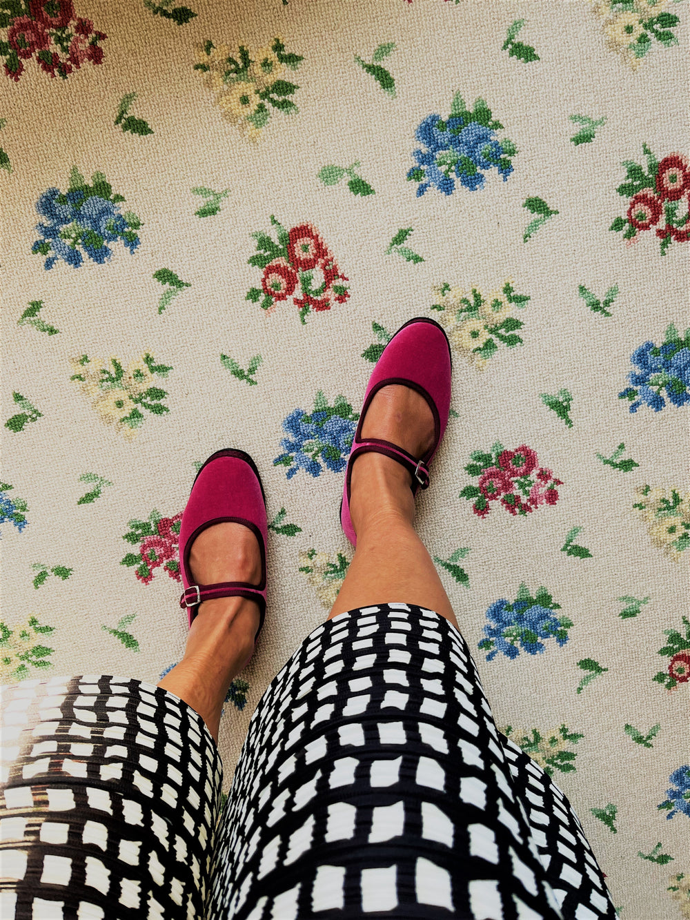 Mary Jane Furlane Antique Pink from KADOU Boutique
