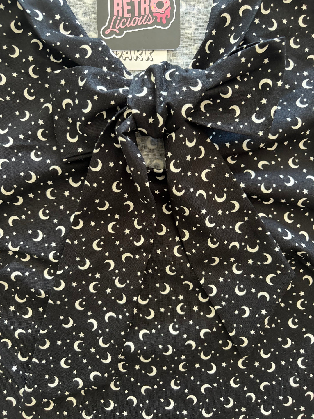 Glow in the Dark Moons &amp; Stars Bow Top