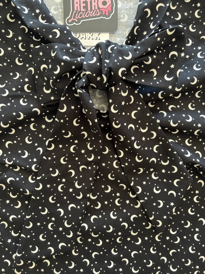 Glow in the Dark Moons &amp; Stars Bow Top