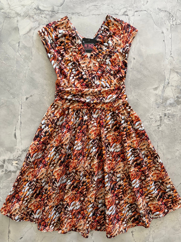 Mushroom Greta Dress from KADOU Boutique