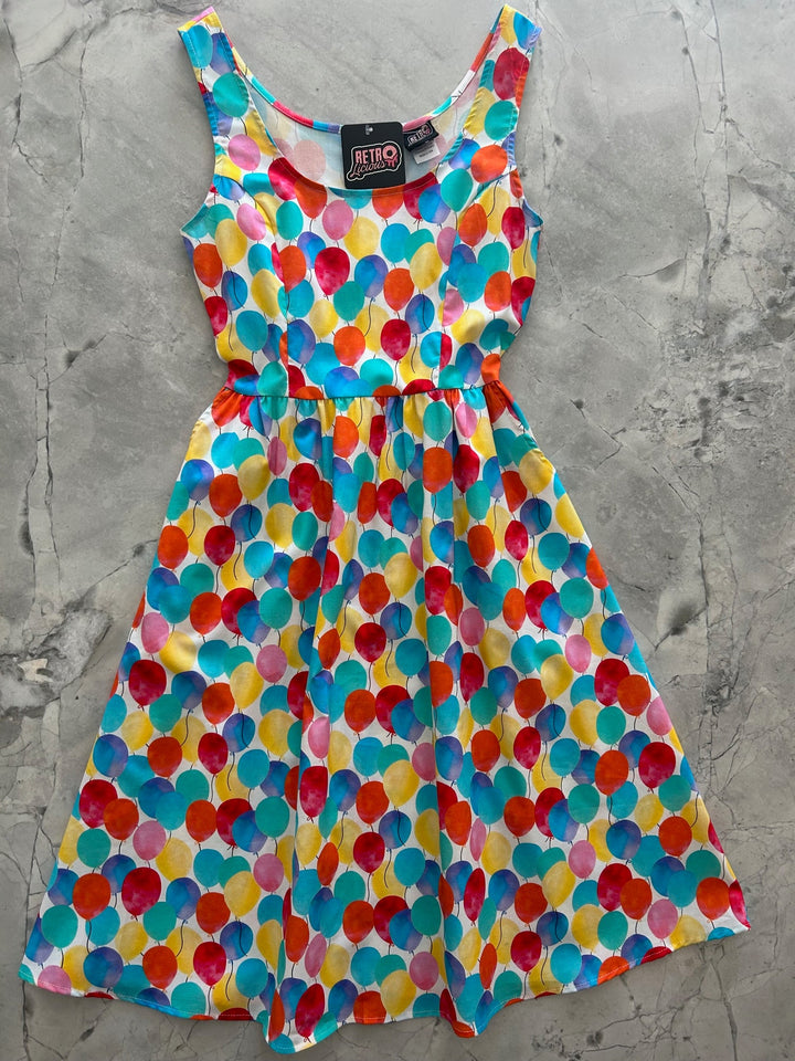 Balloons Fit &amp; Flare Dress - Small only