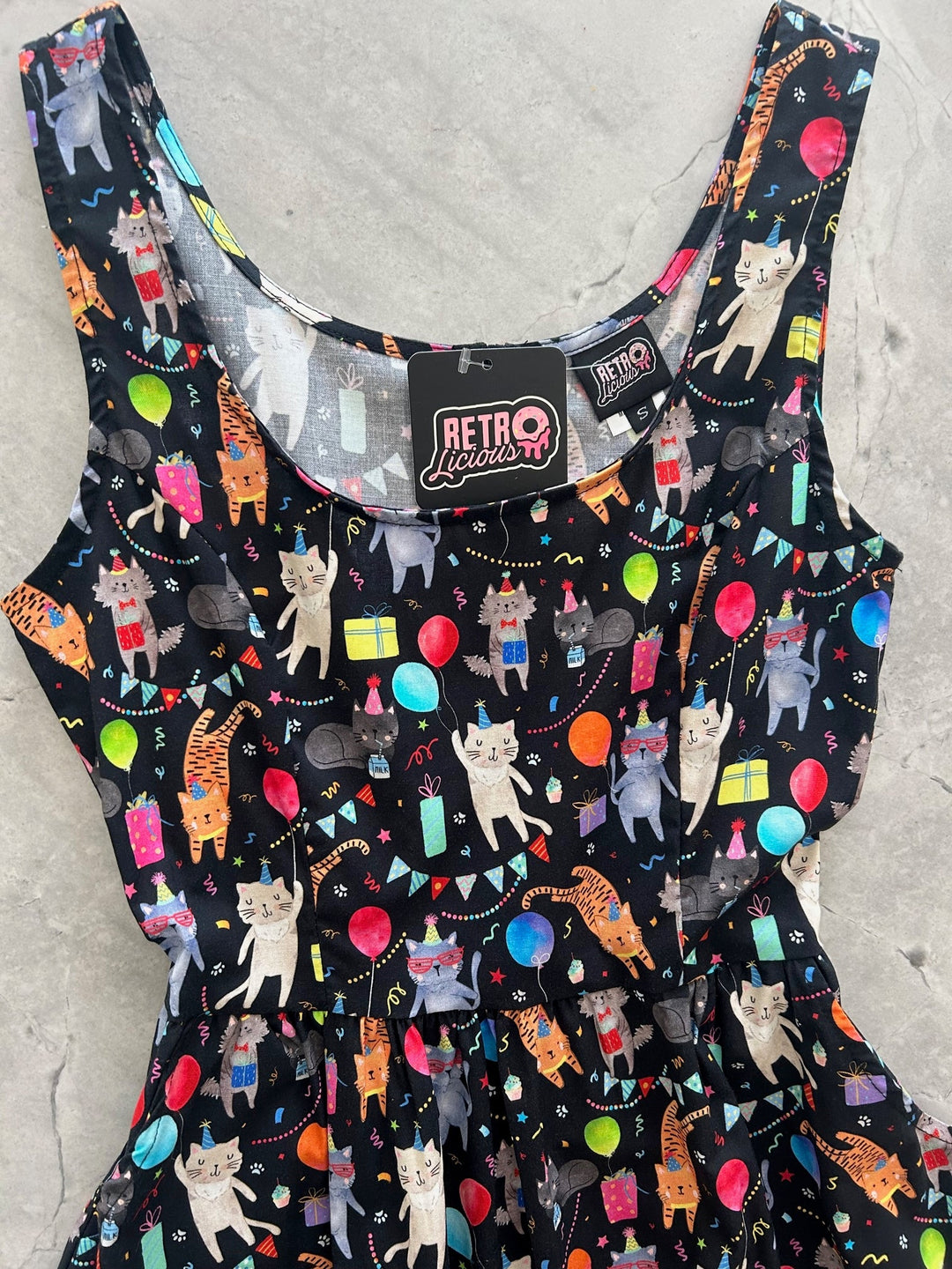 Party Cats Fit &amp; Flare Dress