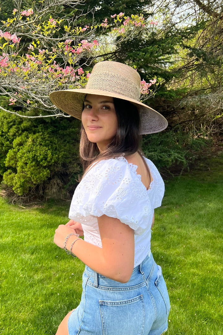 Carmen Eyelet Top