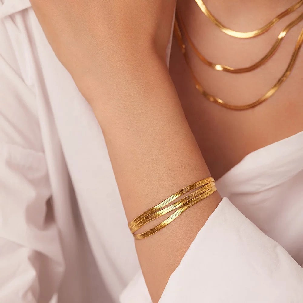 Penelope Multi Layered Bracelet from KADOU Boutique
