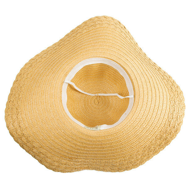 Women's Wide Brim Bow Straw Beach Hat