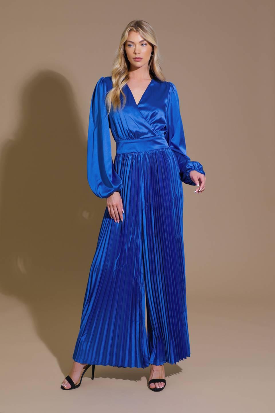 Crushing On You Satin Jumpsuit from KADOU Boutique