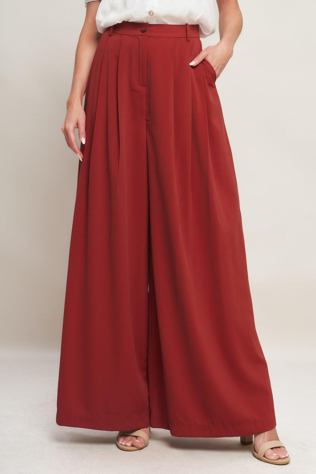 Throw It Back Woven Pants from KADOU Boutique
