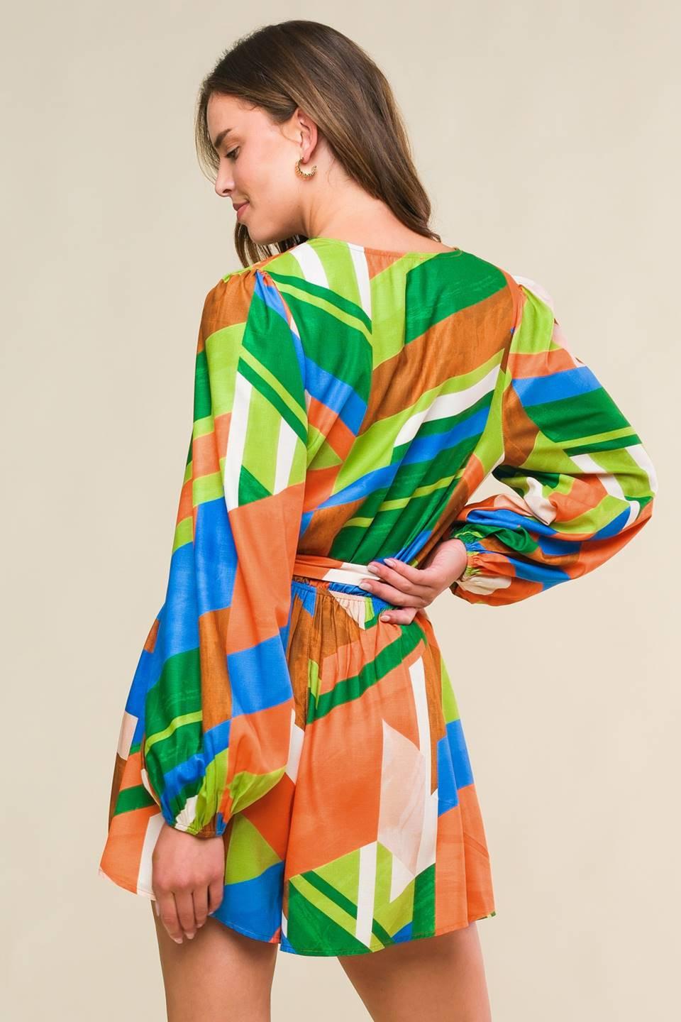 This Is Your Sign Woven Romper from KADOU Boutique