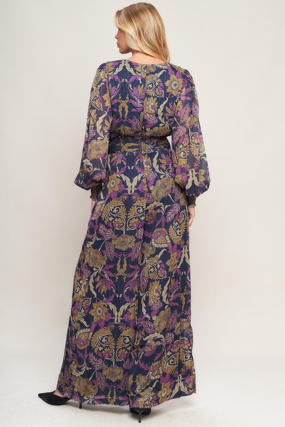 Whispering Pines Woven Jumpsuit from KADOU Boutique