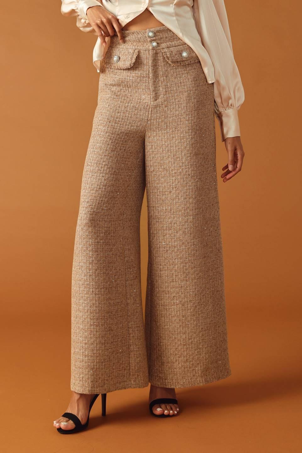 Threads of Destiny Tweed Pants from KADOU Boutique
