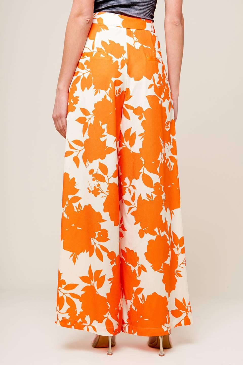 Time for Orange Tea Woven Pants from KADOU Boutique