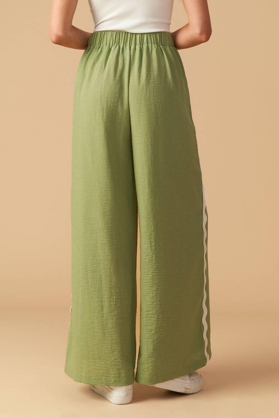 Drifting Currents Woven Pants from KADOU Boutique