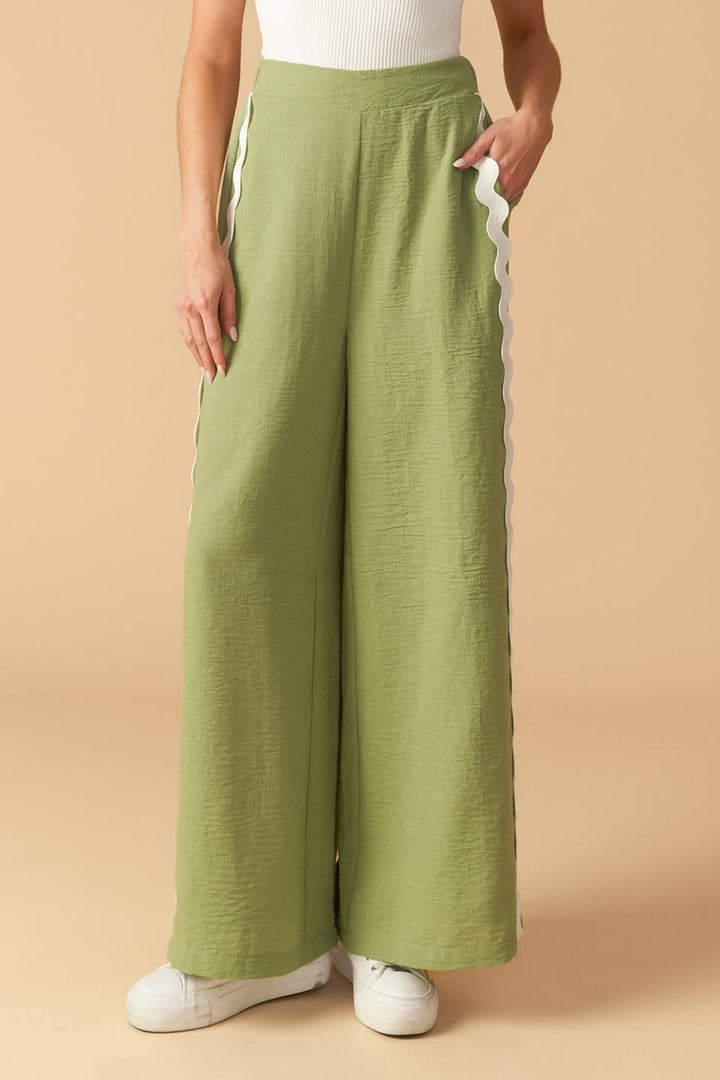Drifting Currents Woven Pants from KADOU Boutique