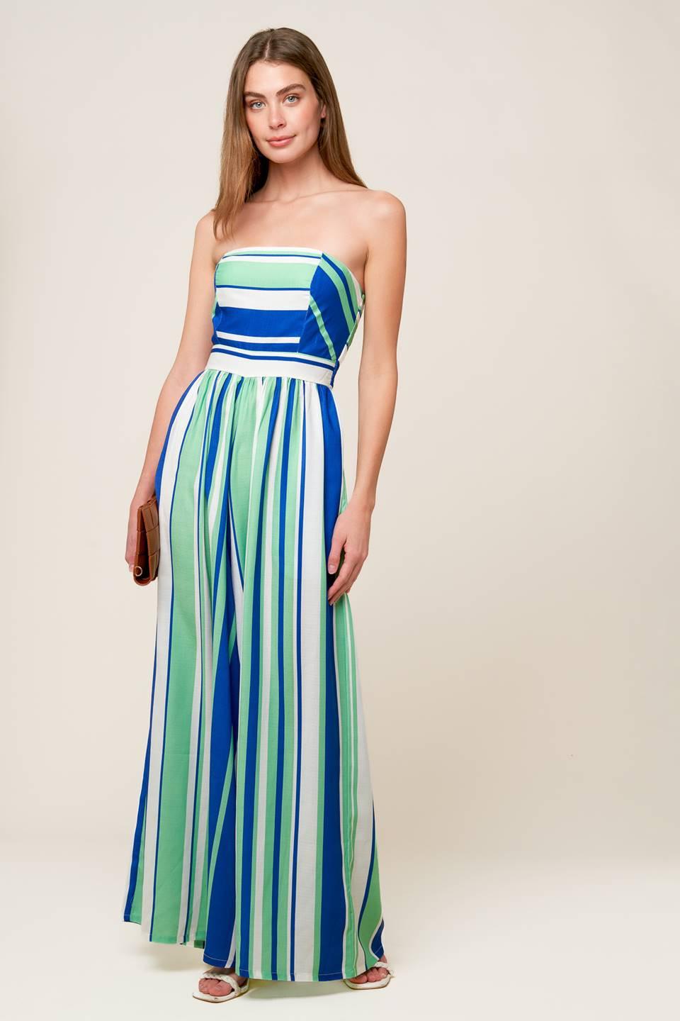 Riverside Sips Woven Jumpsuit from KADOU Boutique