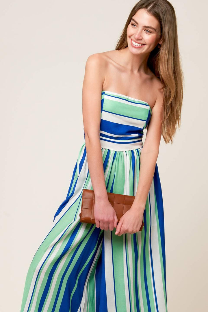 Riverside Sips Woven Jumpsuit from KADOU Boutique