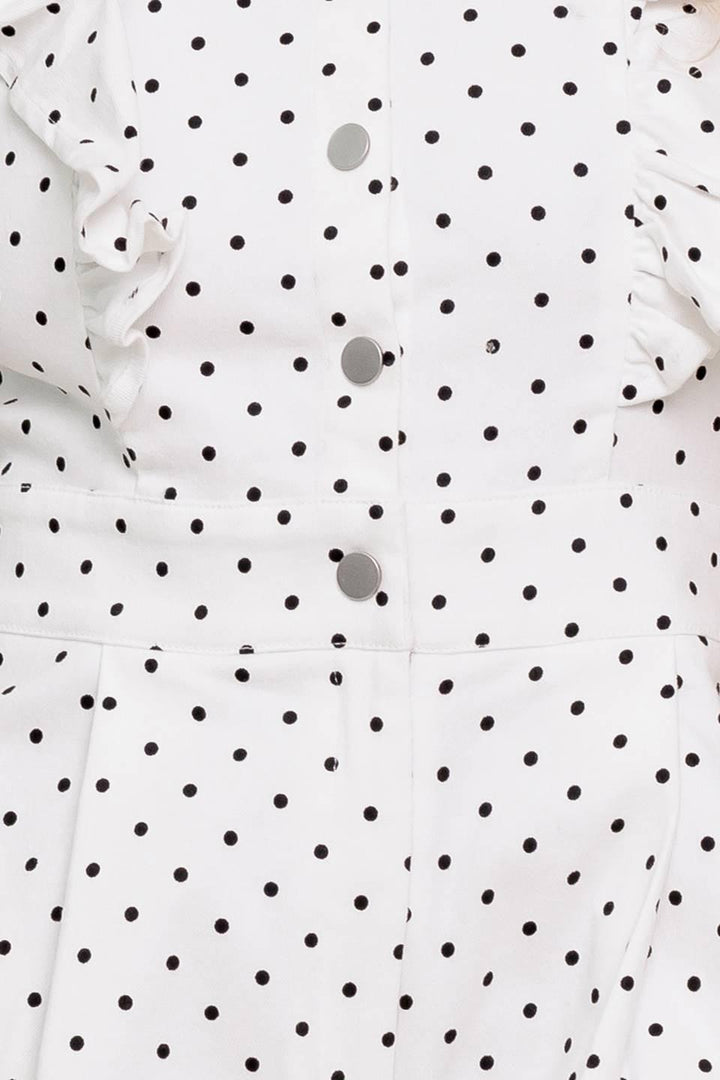 SUNNY MOOD WOVEN ROMPER