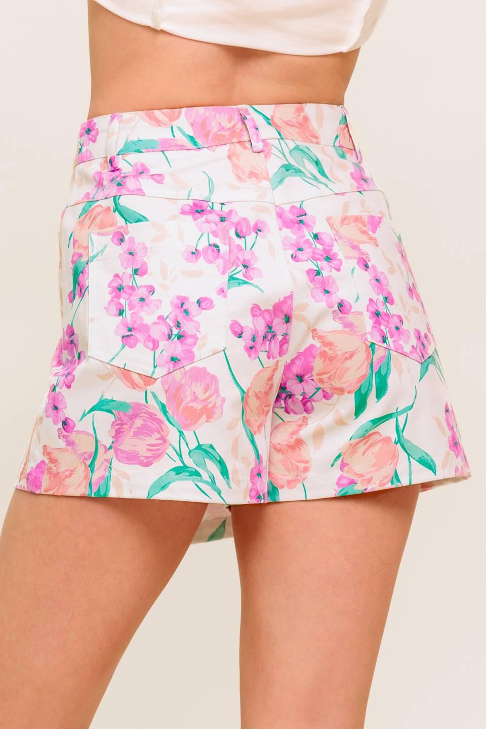 Rosewood Story Woven Skort from KADOU Boutique