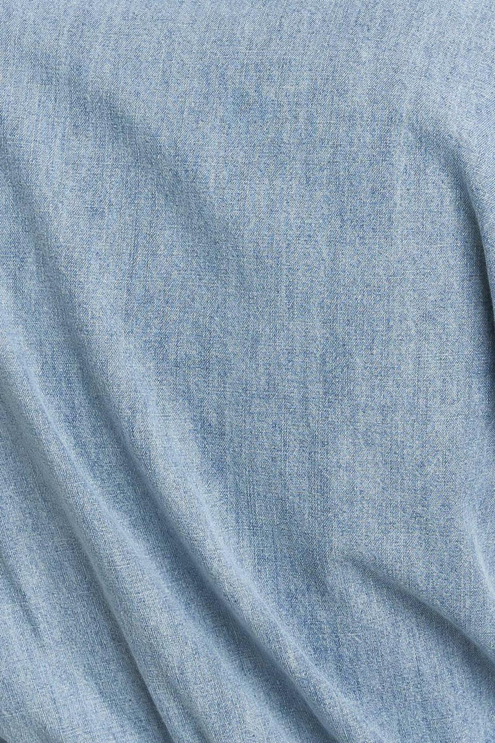 QUIET LUXURY LIGHTWEIGHT DENIM JUMPSUIT