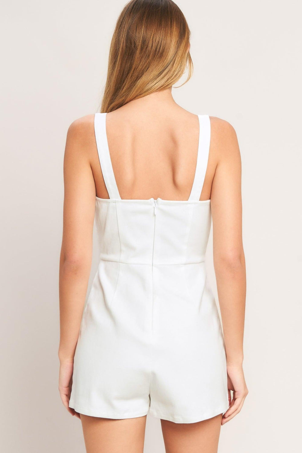 First Date Woven Skort Romper from KADOU Boutique