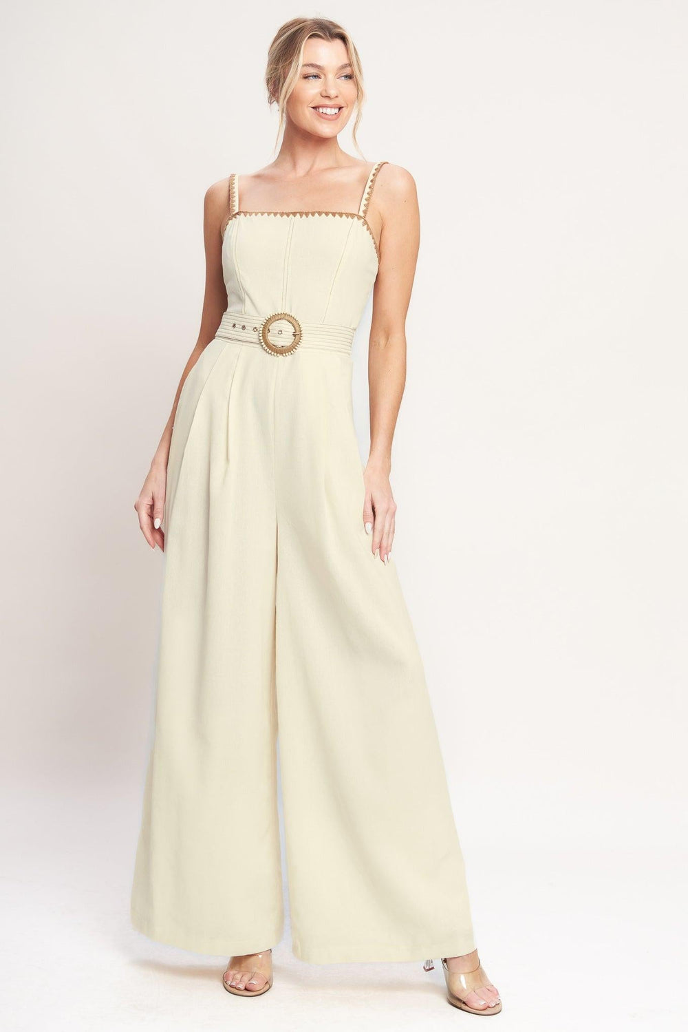 The Quiet Statement Woven Jumpsuit from KADOU Boutique