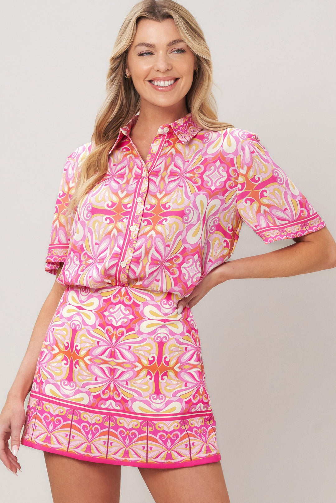 Candy Orbit Woven Skort from KADOU Boutique