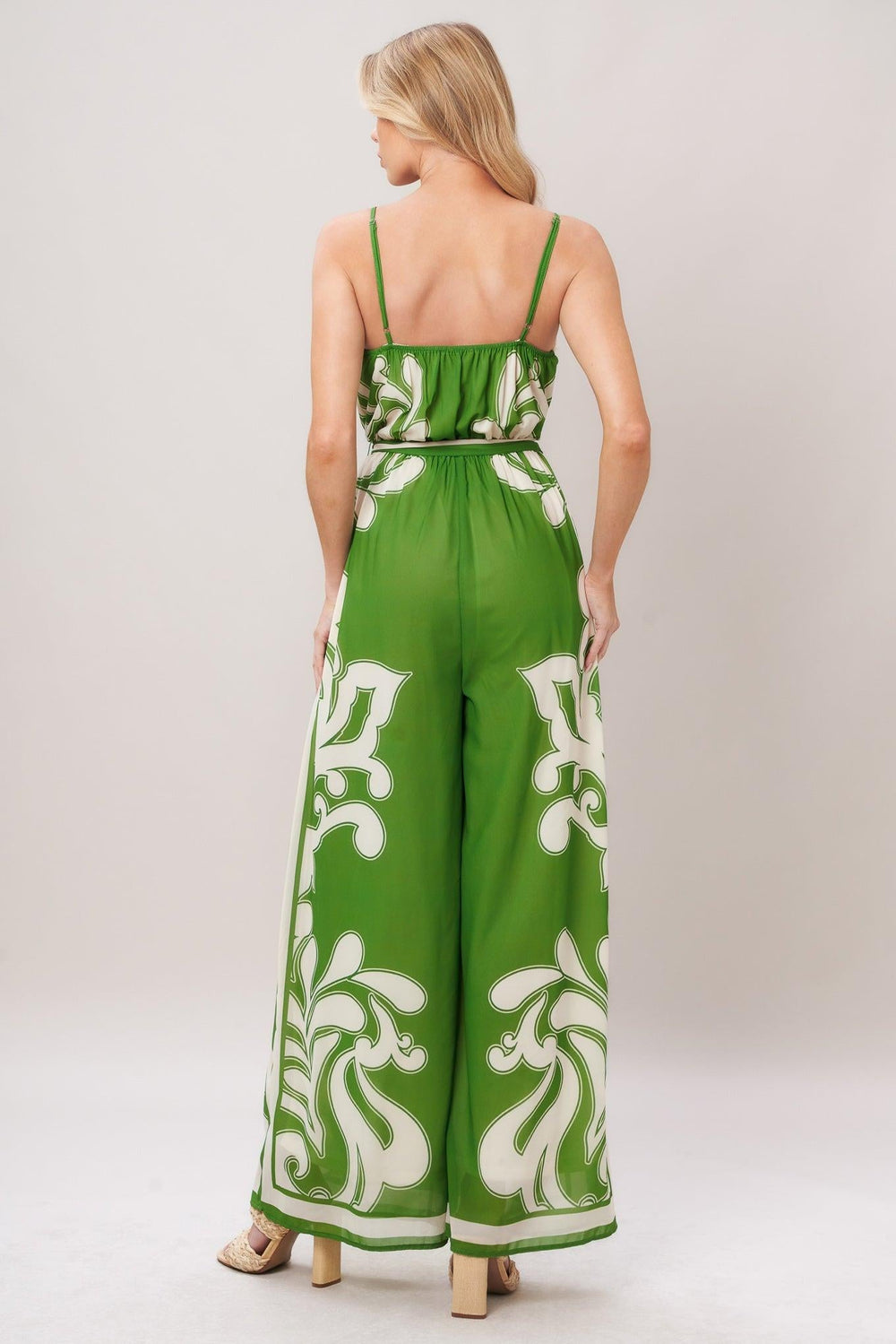Palazzo Muse Woven Jumpsuit from KADOU Boutique