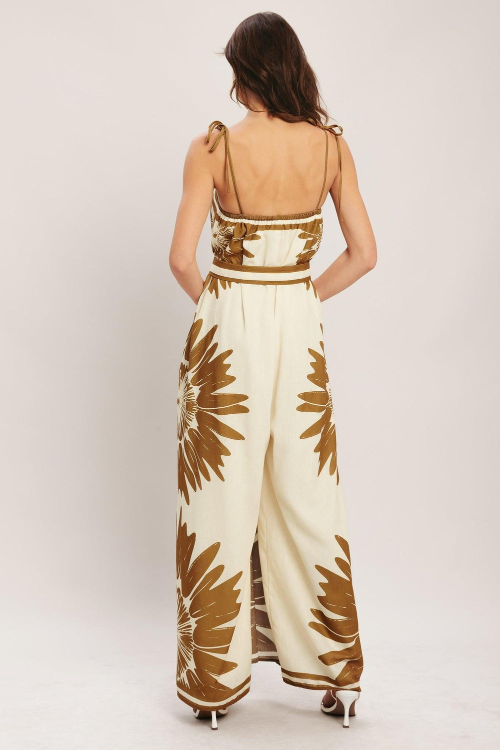 Desert Sunburst Woven Jumpsuit from KADOU Boutique