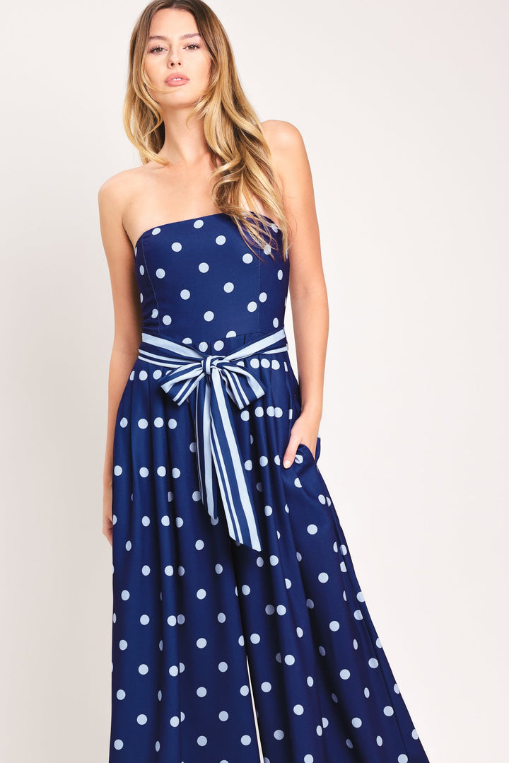 Coastal Sway Woven Jumpsuit from KADOU Boutique