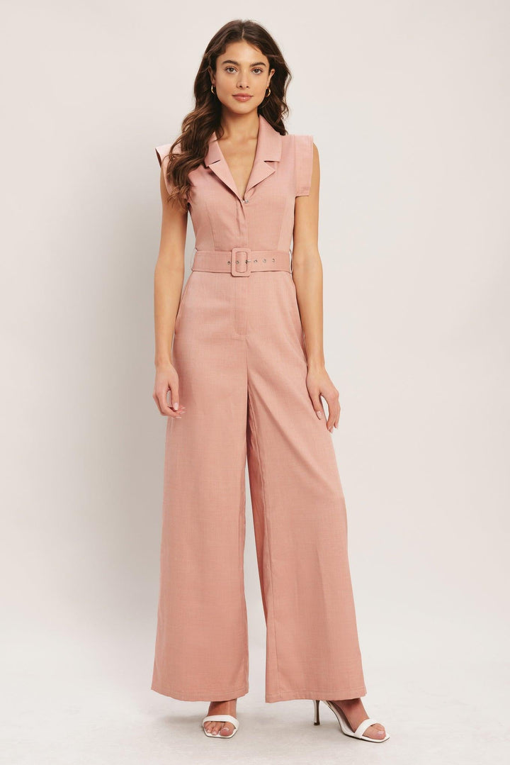 City Icon Woven Jumpsuit from KADOU Boutique