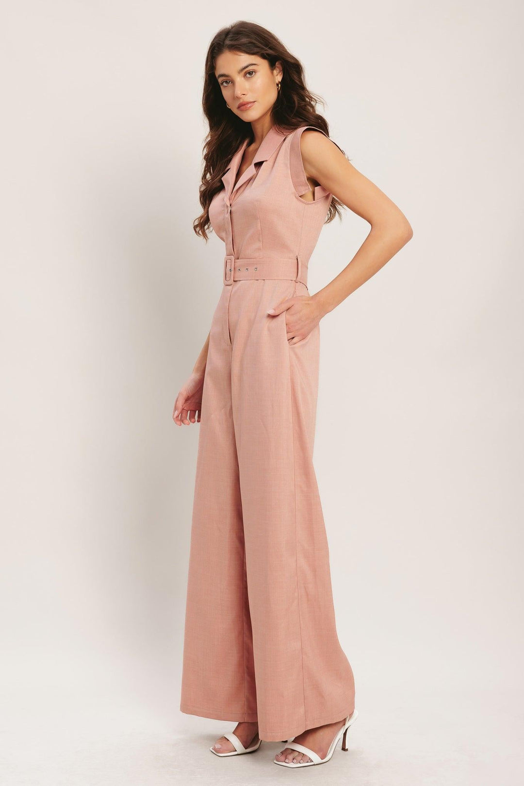 City Icon Woven Jumpsuit from KADOU Boutique