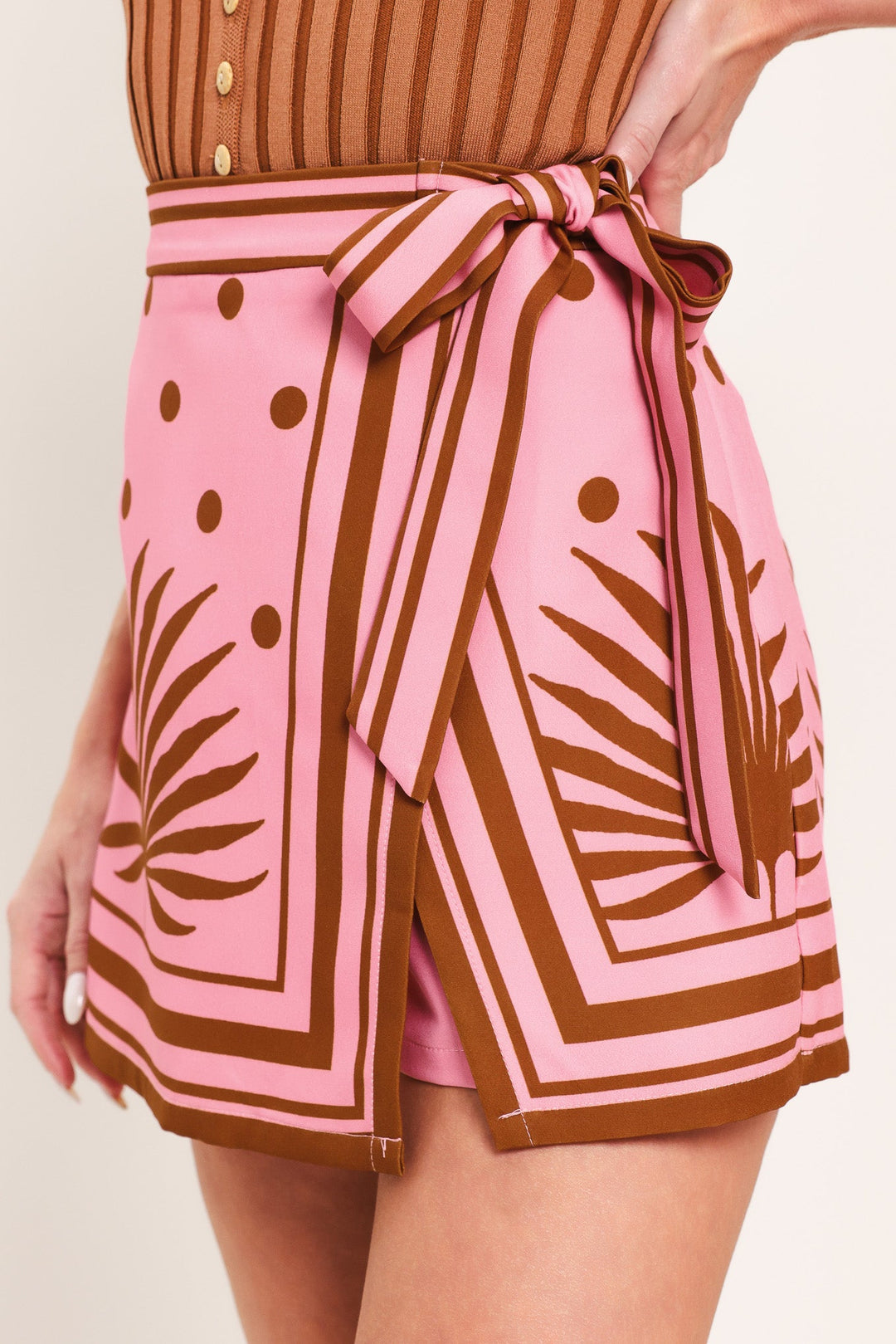 Vintage Resort Woven Skort from KADOU Boutique
