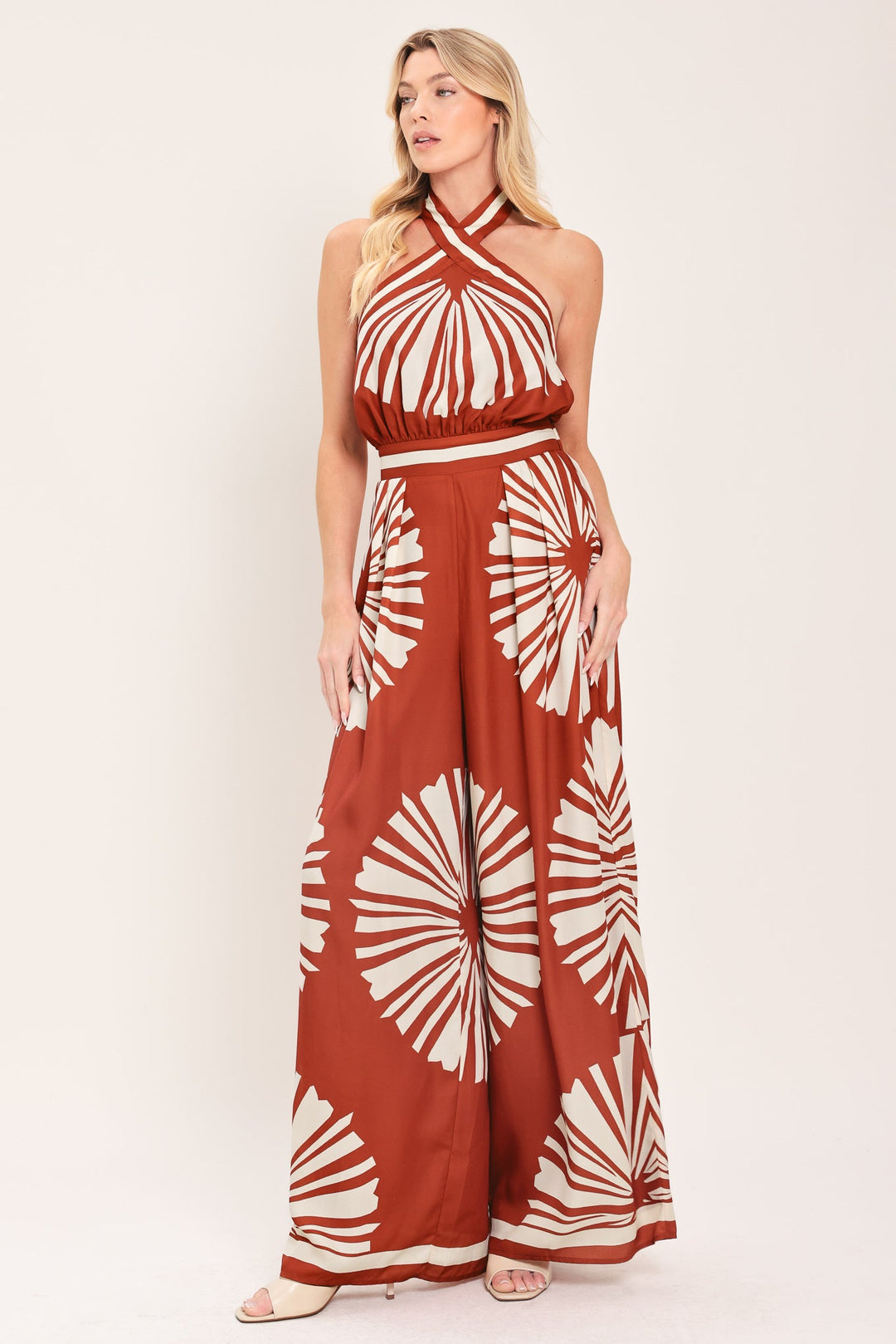 Summer Radiance Woven Jumpsuit from KADOU Boutique