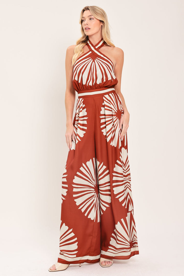 Summer Radiance Woven Jumpsuit from KADOU Boutique