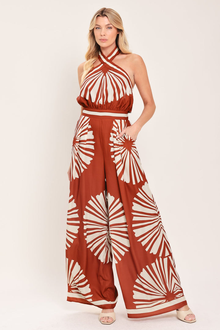 Summer Radiance Woven Jumpsuit from KADOU Boutique