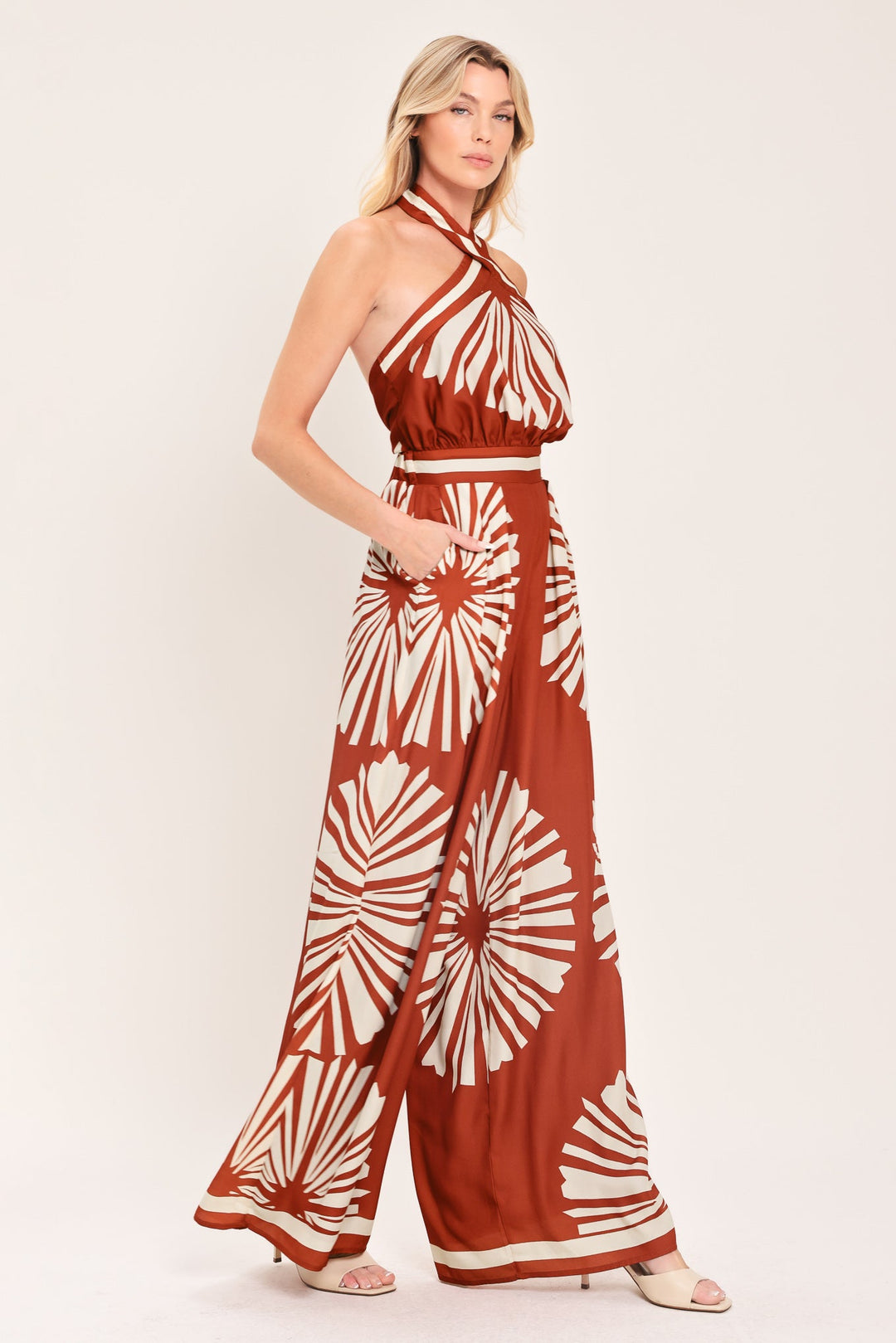 Summer Radiance Woven Jumpsuit from KADOU Boutique