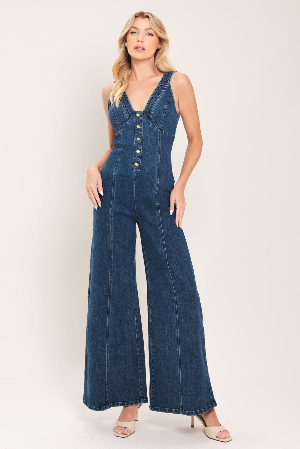 Urban Indigo Denim Jumpsuit from KADOU Boutique