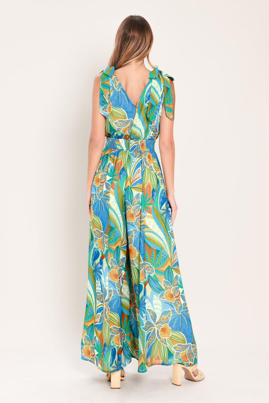 SUNSET ISLAND WOVEN JUMPSUIT