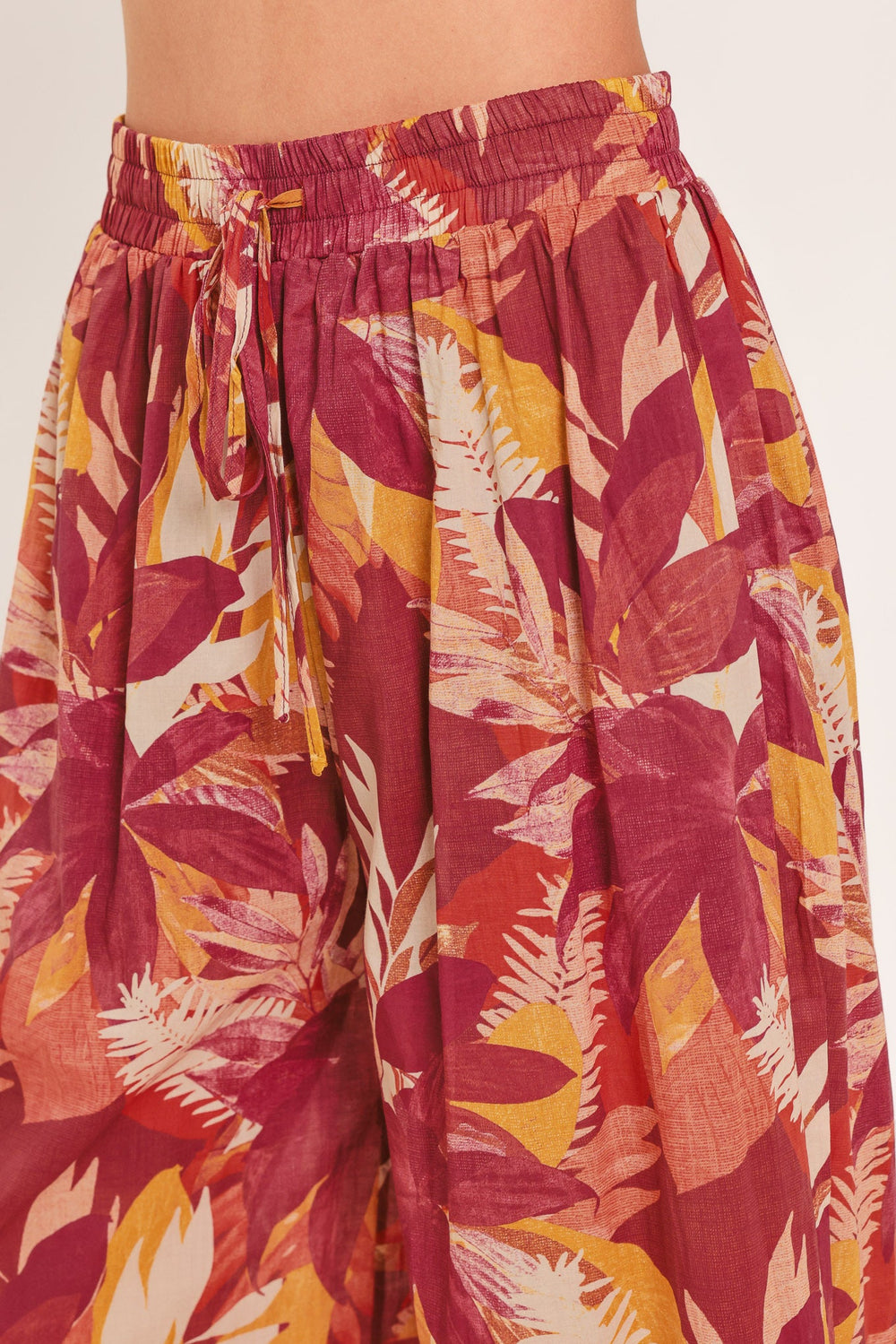 Resort Dream Palazzo Woven Wide Leg Pants from KADOU Boutique