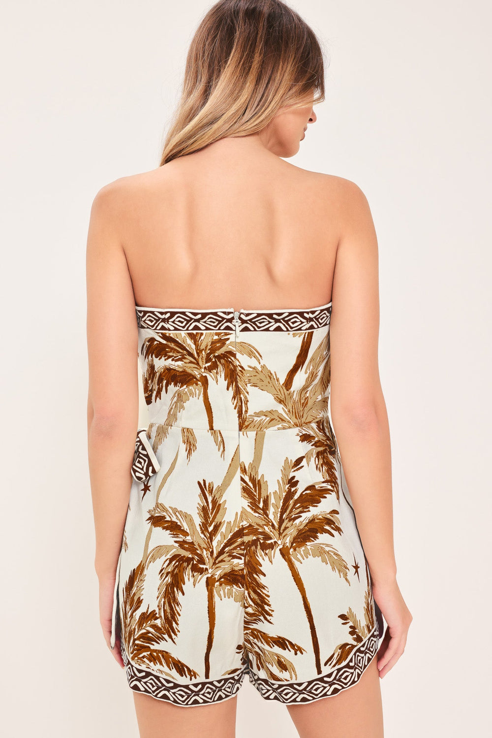 Cabana Dream Woven Skort Romper from KADOU Boutique
