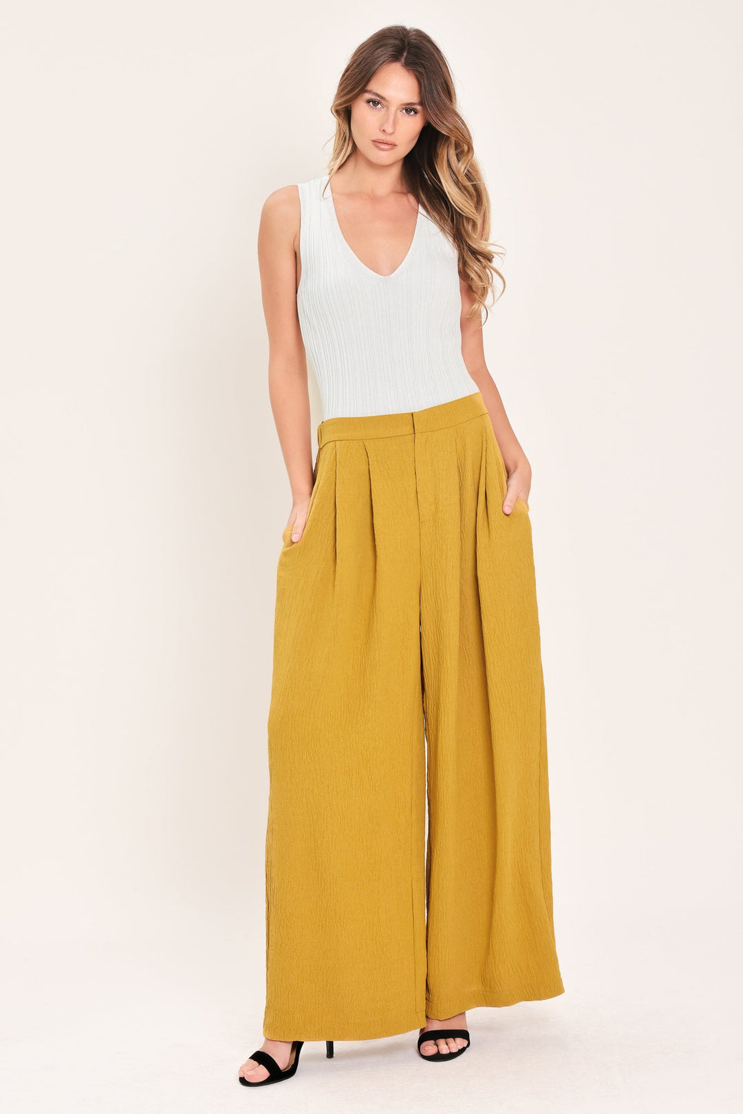 Golden State of Mind Woven Pants from KADOU Boutique