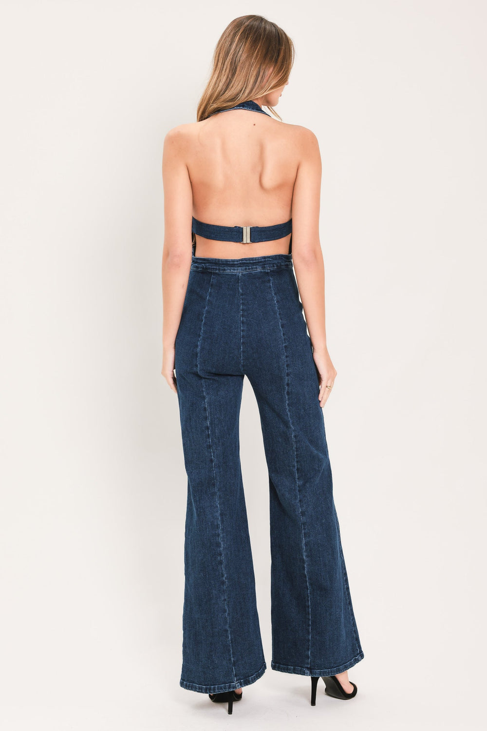 Westbound Blue Soul Denim Jumpsuit from KADOU Boutique