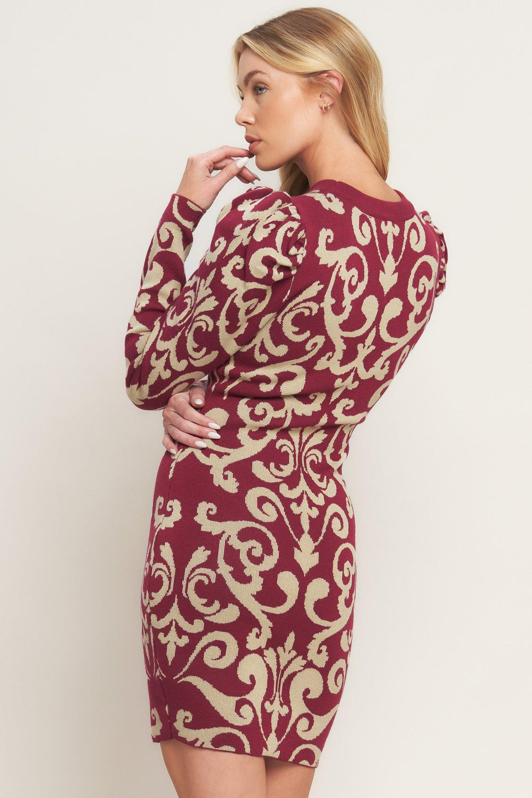 Bask in Love Sweater Mini Dress from KADOU Boutique