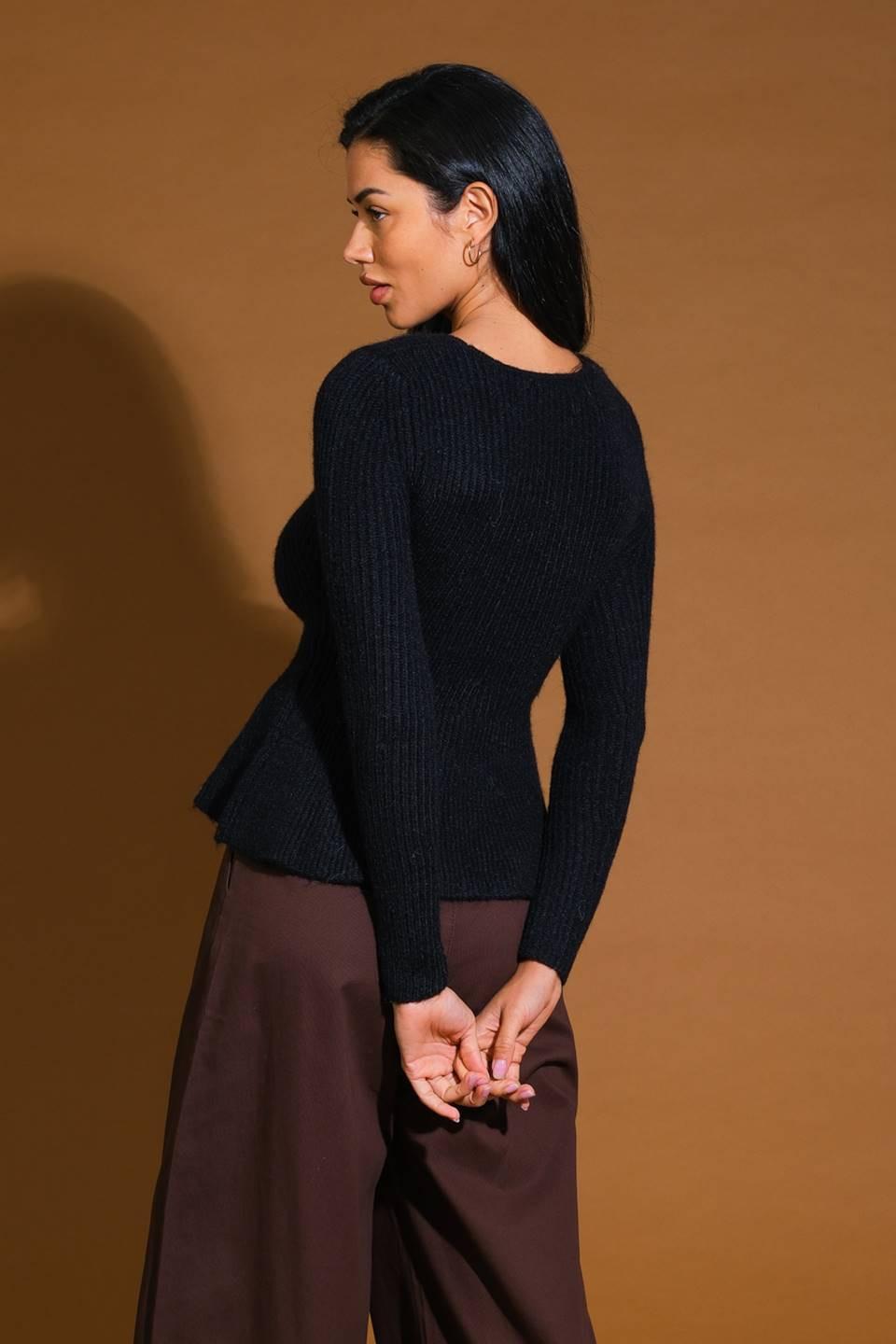 Talking to You Sweater Top from KADOU Boutique