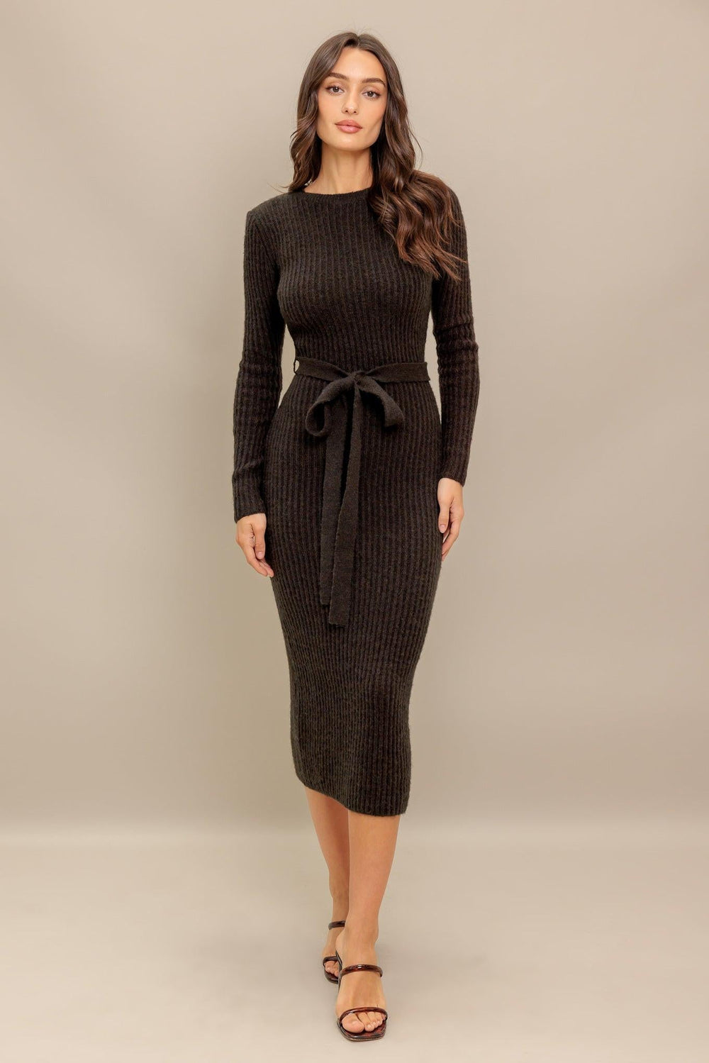Be Good to Me Sweater Midi Dress from KADOU Boutique
