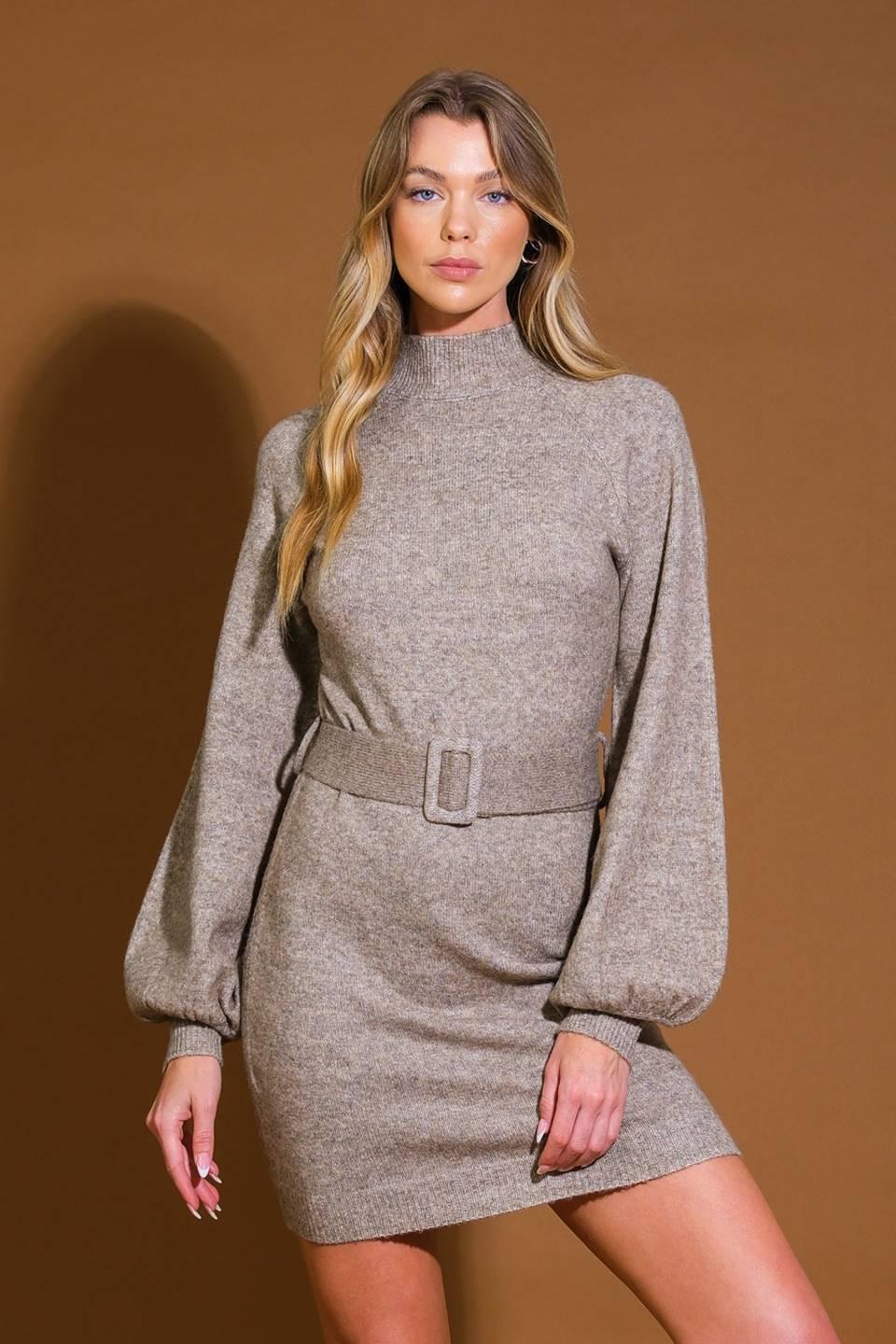 Along the Shoreline Sweater Midi Dress from KADOU Boutique
